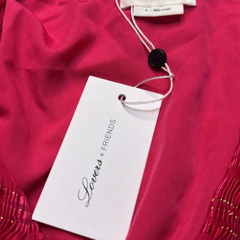 Lovers and Friends Sea Breeze Top in Magenta NWT